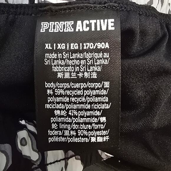 Victoria Secret Pink Active Hawiian Floral Built In Underwear Shorts XL - Picture 3 of 3